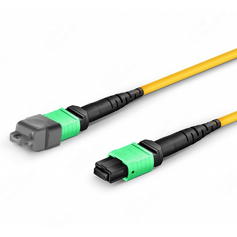 Оптический патчкорд MPO/UPC-MPO/UPC, 8 волокон, SM, Тип А, 3мм, 1м