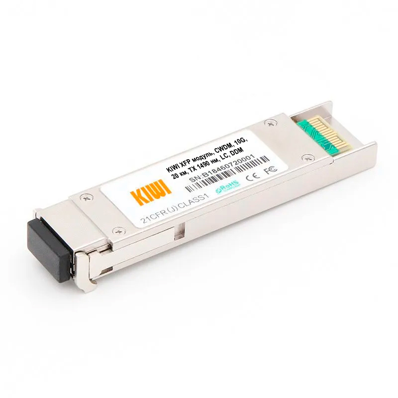 KIWI XFP модуль, CWDM, 10G, 20 км, TX 1490 нм, LC, DDM