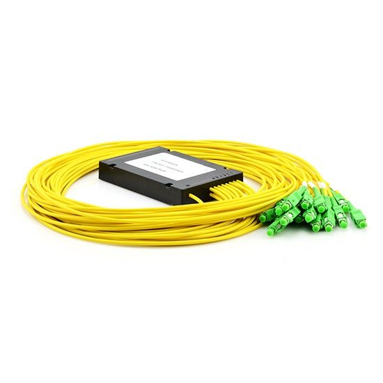 Оптический сплиттер PLC 1х8, SM, 3.0mm, 1M, корпус, SC/APC