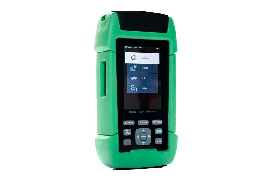 Оптический рефлектометр KIWI-7300 (SM. 1310/1550, 22/20dB), PM+VFL