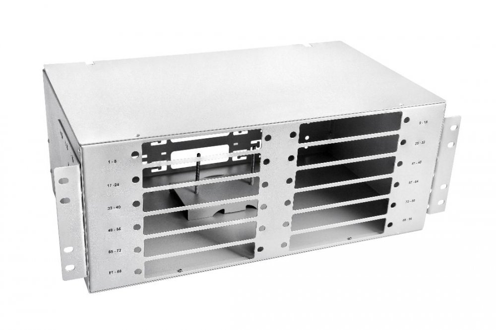 КРС-1U-33-SC/LC Duplex Кросс распределительный оптический стоечный под сплиттер 1x32
