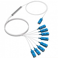 Оптический сплиттер FBT 1х2, 95/5, SM, 0.9mm, 1M, гильза, 1310/1550, SC/APC