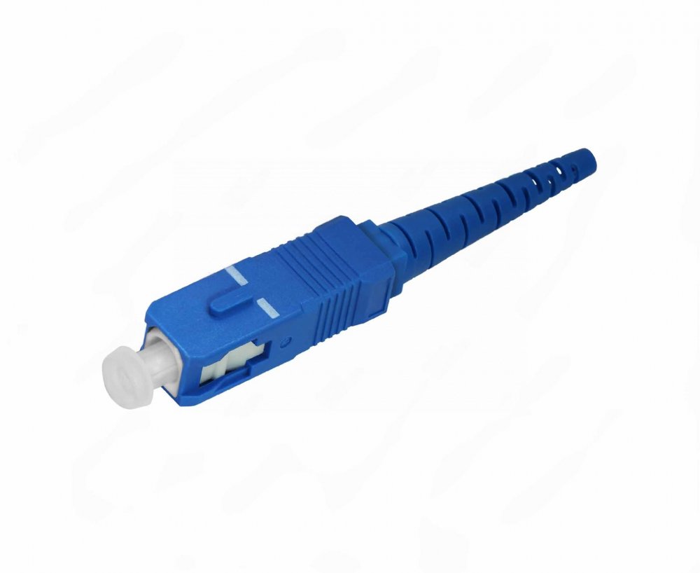 Коннектор оптический SC simplex МM (PC), 2мм (plastic)
