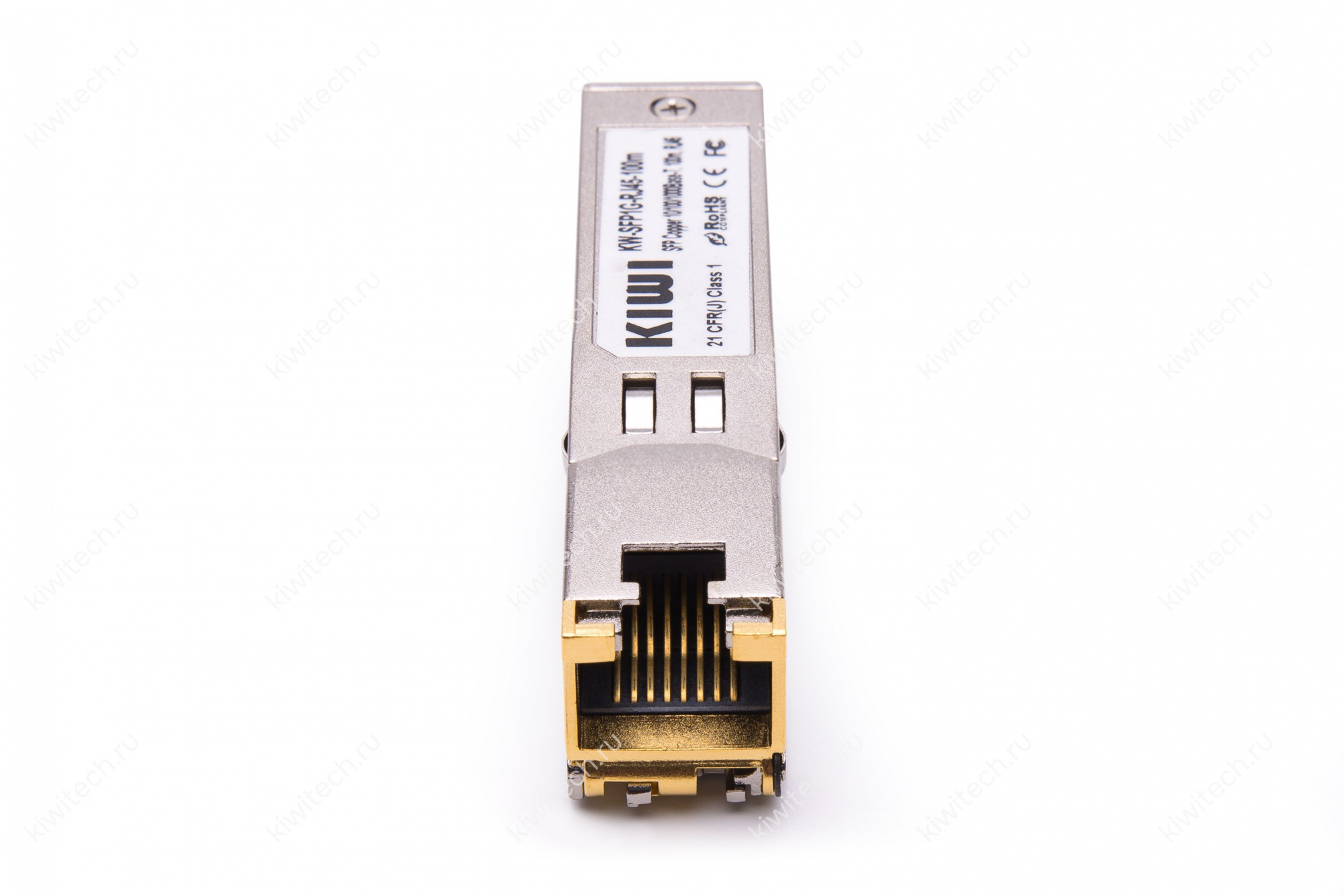 KIWI SFP модуль, 1.25 G. 10/100/1000BaseT, разъем RJ-45, 100m