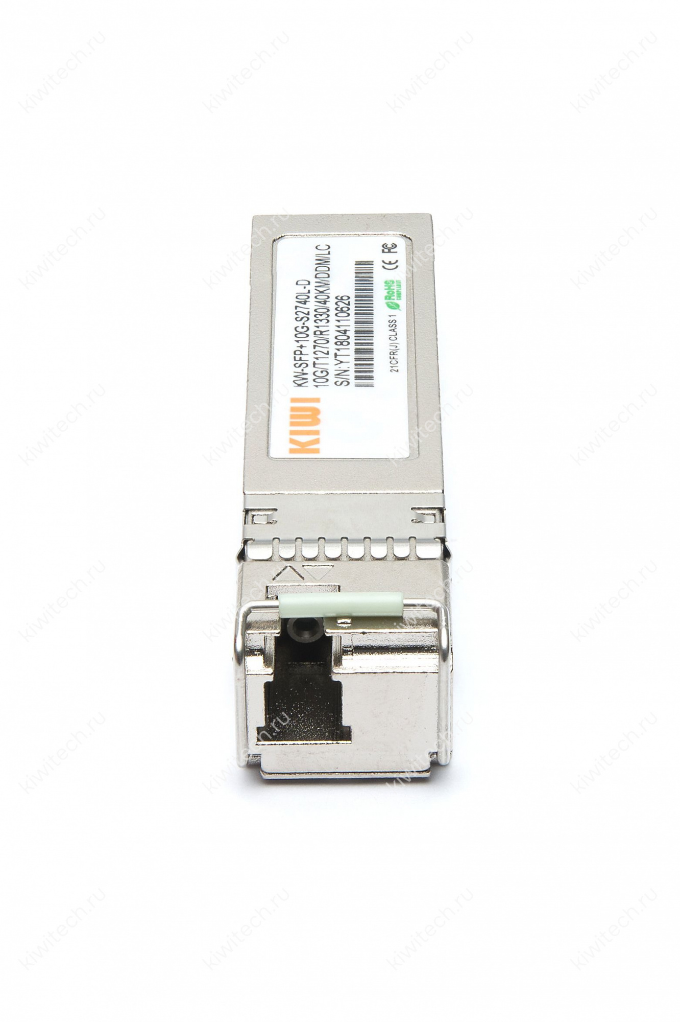 KIWI SFP+ модуль, WDM, 10G, 40 км, TX 1270 нм, RX 1330 нм, LC, DDM